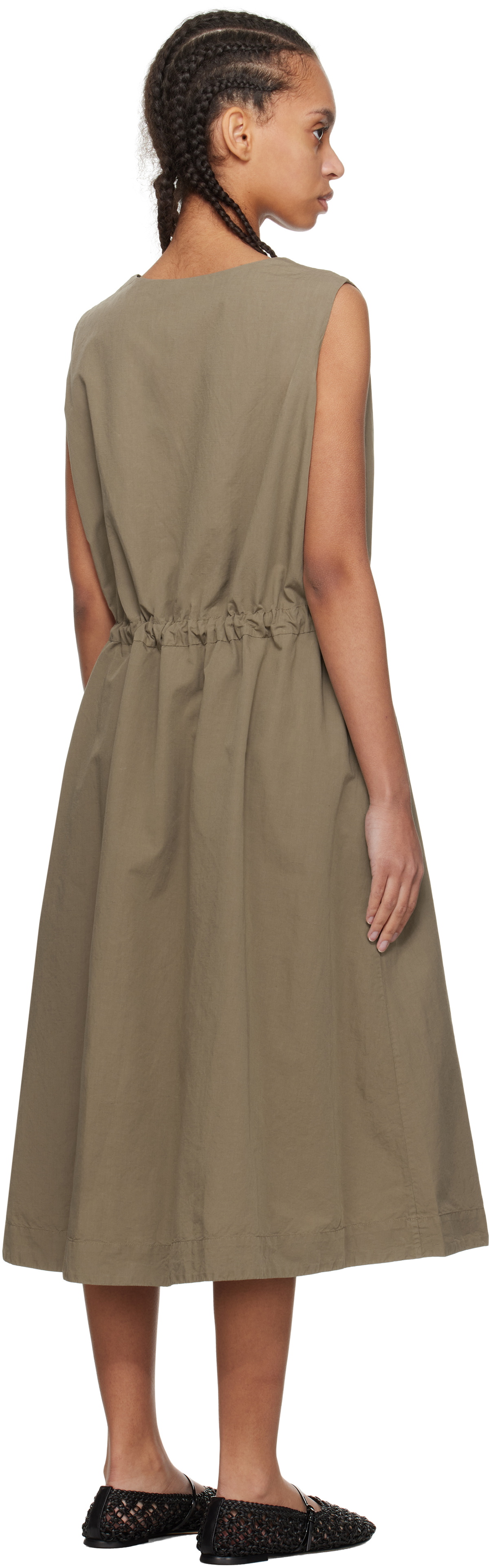 CASEY CASEY Green BB Midi Dress