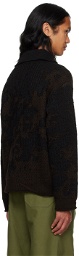 Serapis Black & Brown Sailor Sweater