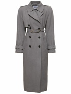 THE ATTICO Belted Long Trench Coat