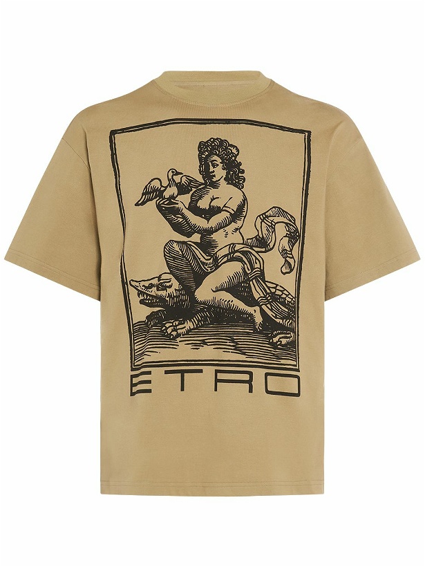 Photo: ETRO - Logo Cotton T-shirt