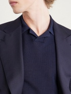 Eleventy - Cotton Polo Shirt - Blue