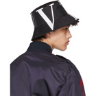 Valentino Black Valentino Garavani VLTN Bucket Hat