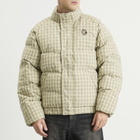 Billionaire Boys Club Men's Script Nylon Check Puffer Jacket in Brown Check