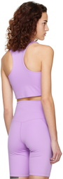 Girlfriend Collective Purple Paloma Sport Bra