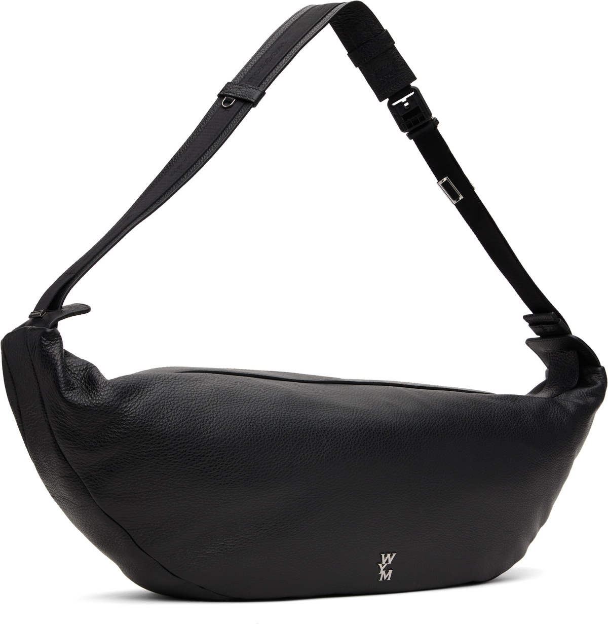 WOOYOUNGMI Black Medium Moon Bag Wooyoungmi