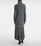 Xu Zhi Turtleneck wool-blend maxi dress
