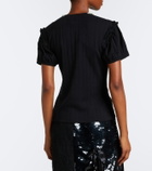 Simone Rocha Embellished pointelle cotton cardigan
