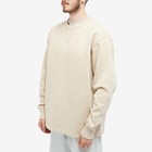 Acne Studios Men's Fin Stamp Crew Sweat in Champagne Beige