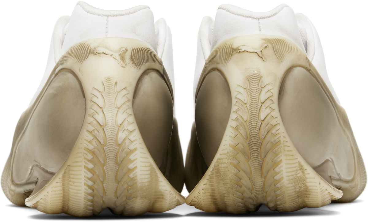 Rombaut White & Beige PUMA Edition Levitation Sneakers