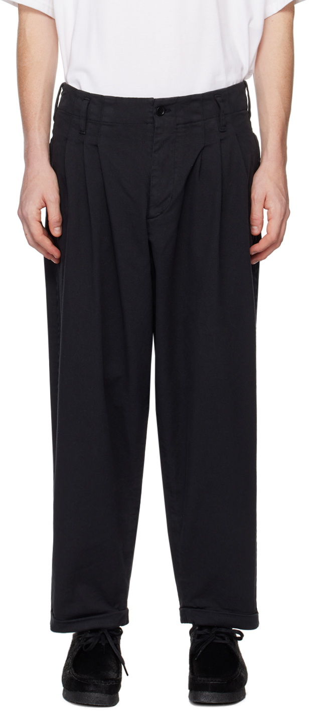 Buy PANIT Women Black & Off White Straight Fit Striped Cropped Peg Trousers  - Trousers for Women 6993339 | Myntra