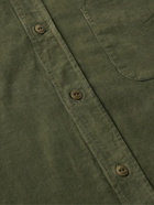 Incotex - Cotton-Corduroy Shirt - Green