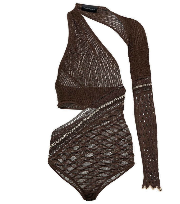 Photo: Roberta Einer Dina asymmetric knit bodysuit