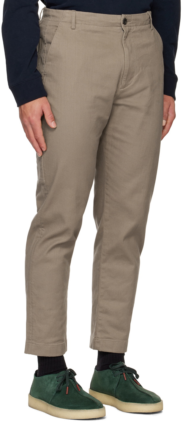 Vince Beige Cotton Trousers