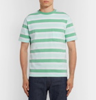 Beams Plus - Striped Cotton-Jersey T-Shirt - Men - Mint