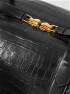 TOM FORD - Croc-Effect Leather Holdall