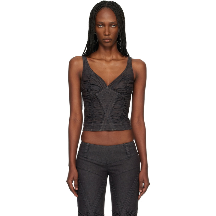 Photo: Miss Sixty Black KNWLS Edition Strap Tank Top