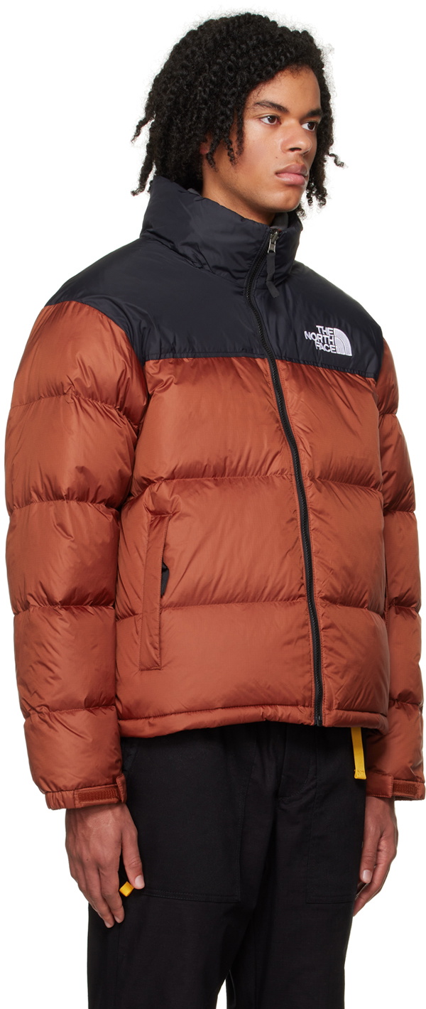 The North Face 1996 Retro Nuptse Down Puffer Jacket in Black and Red