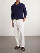 Thom Sweeney - Cotton Polo Sweater - Blue