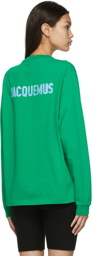 JACQUEMUS Green 'Le T-Shirt Gelo' Long Sleeve T-Shirt