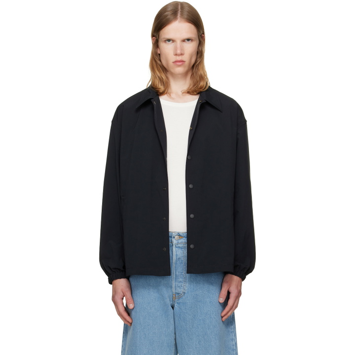 Photo: vowels Black Coach Jacket