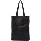 Bottega Veneta Black Large Intrecciato Tote