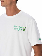MC2 Saint Barth Man Classic Fit Cotton Jersey T-shirt Portofino With Formentera Aperitif Embroidery