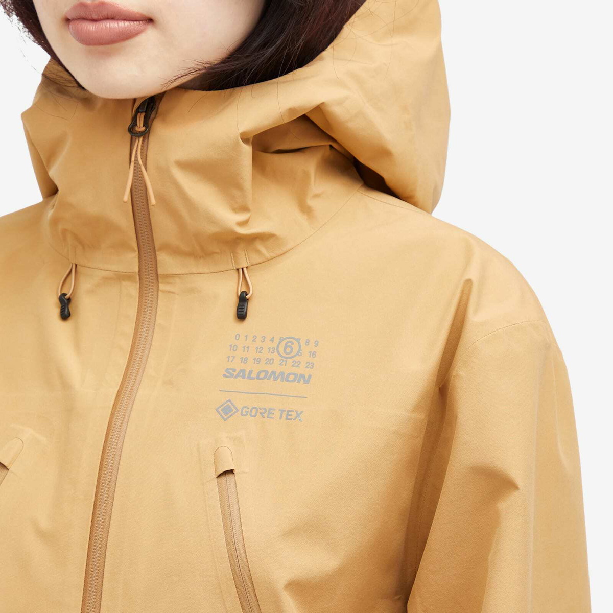 MM6 Maison Margiela Women's x Salomon Sports Jacket in Iced Coffee