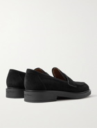 GIANVITO ROSSI - Harris Suede Loafers - Black - EU 40