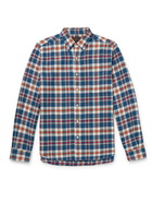 Beams Plus - Button-Down Collar Checked Cotton-Flannel Shirt - Unknown