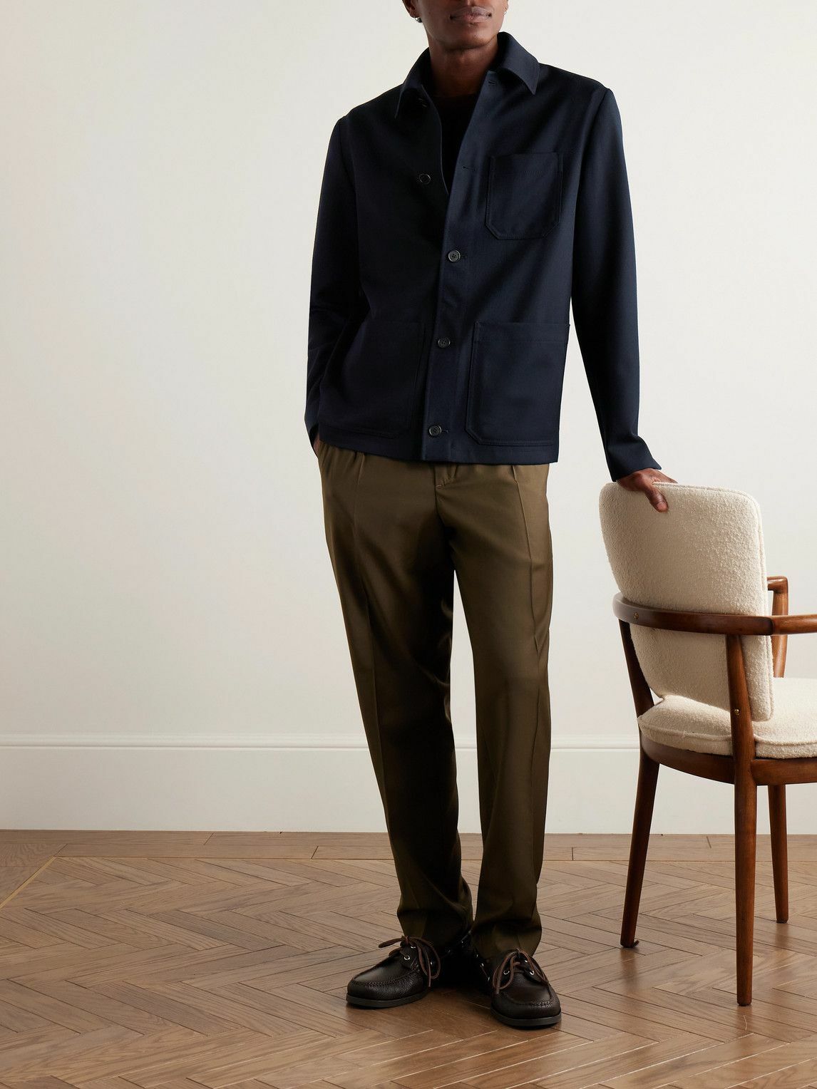 Incotex - Twill Chore Jacket - Blue