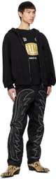 Bally Black Zip Hoodie