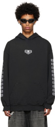 Balenciaga Black BB Paris Icon Hoodie