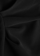 Bec & Bridge Elea One-shoulder Jersey Mini Dress Black