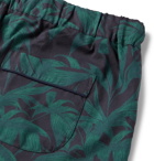 Desmond & Dempsey - Byron Printed Cotton Pyjama Shorts - Men - Green