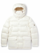 Moncler - Chiablese Quilted Glossed-Shell Hooded Down Jacket - White