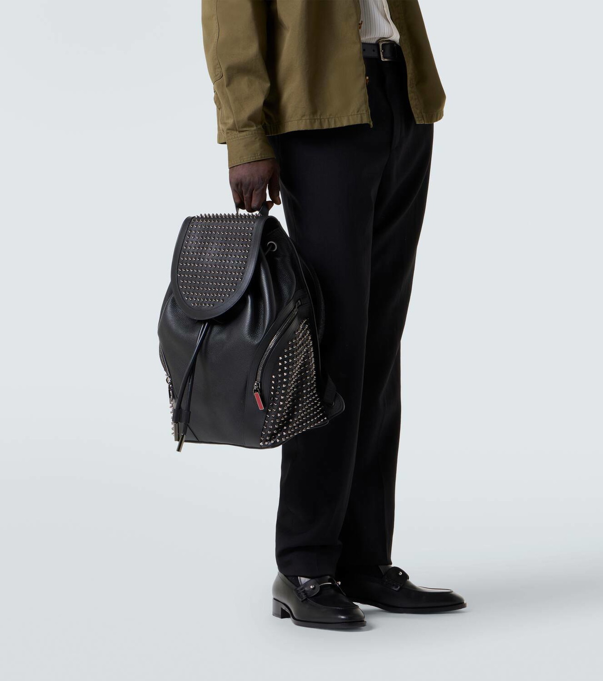 Christian Louboutin Funky embellished leather backpack