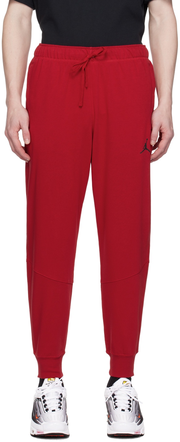 Photo: Nike Jordan Red Dri-FIT Sportwear Crossover Sweatpants