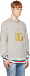 Dolce & Gabbana Grey Cotton Sweatshirt