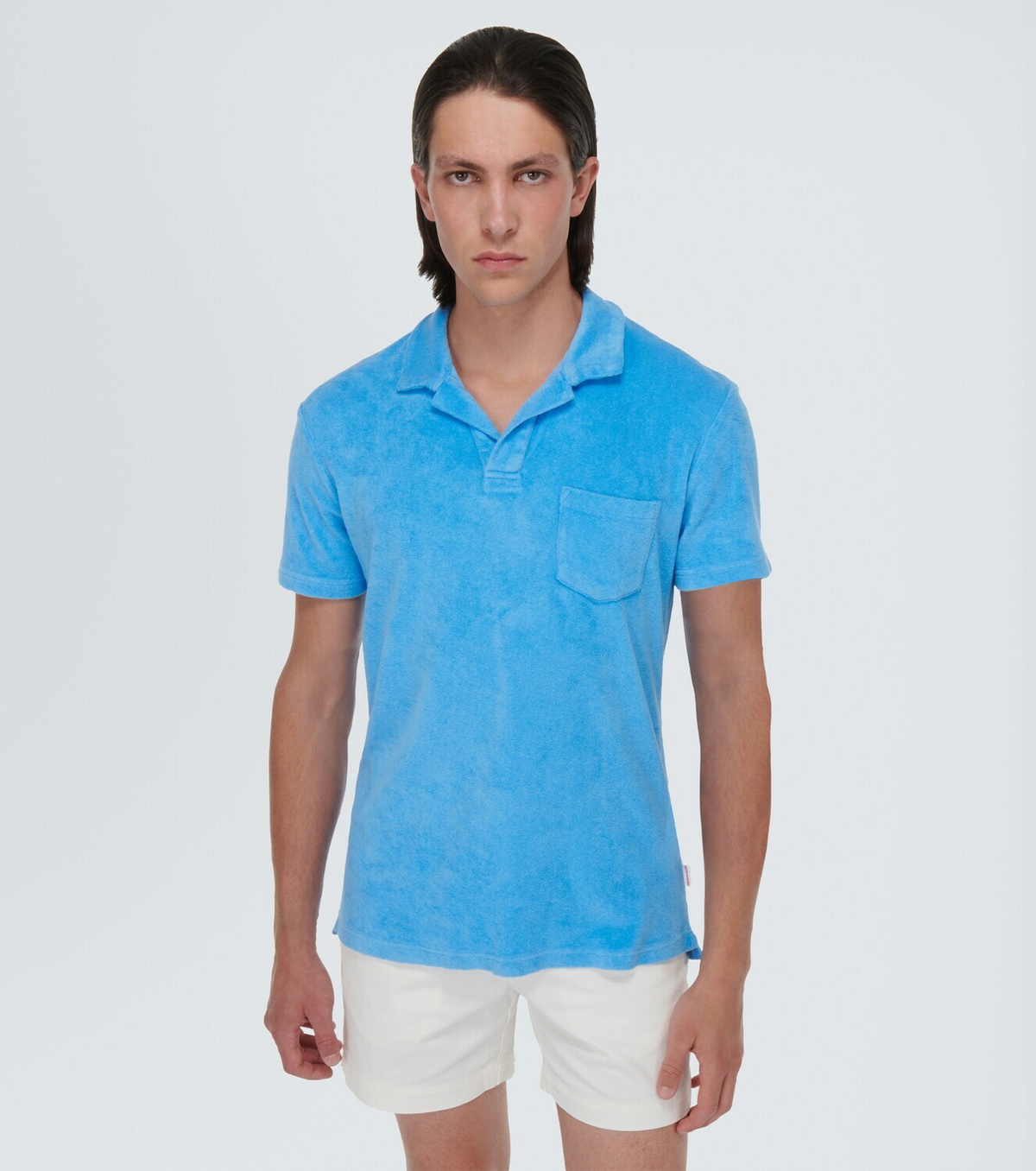 Orlebar Brown Dr. No cotton terry polo shirt