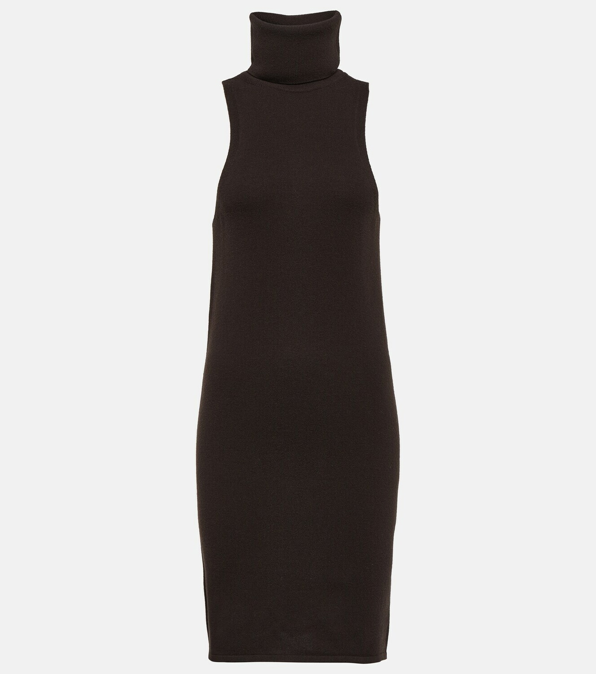 self portrait gold crystal trim knit midi dress Yellow Pointelle Knit Midi Dress – self-portrait-US main image 1