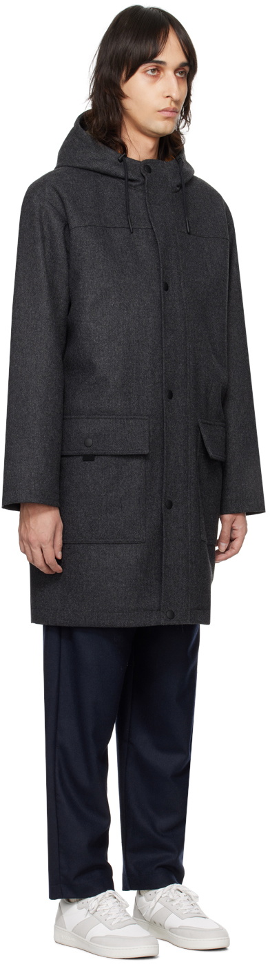A.P.C. Gray Dave Coat A.P.C.