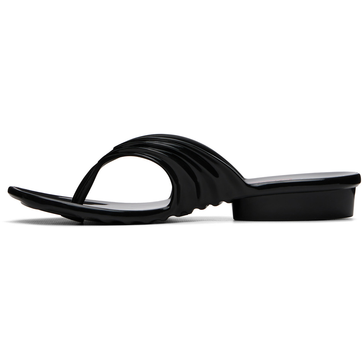 Diesel Black Melissa Edition Quantum Thong Sandals