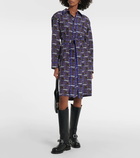 Burberry Printed silk shirtdress