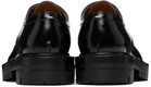 Maison Margiela Black Tabi Lace-Up Derbys