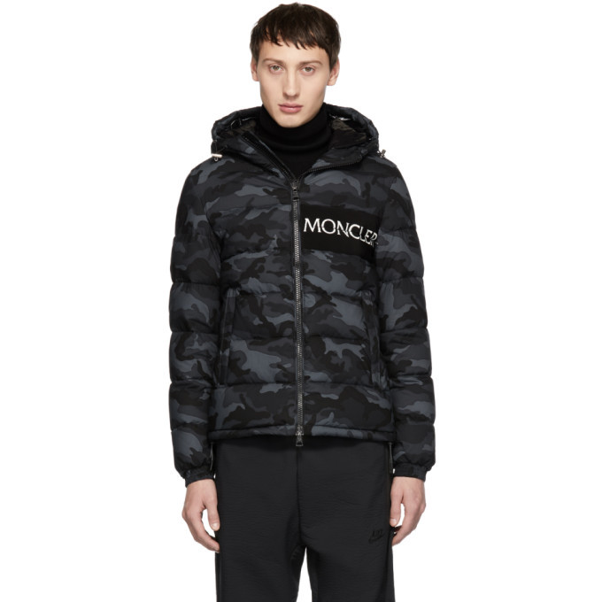 Photo: Moncler Black Down Camo Aiton Jacket