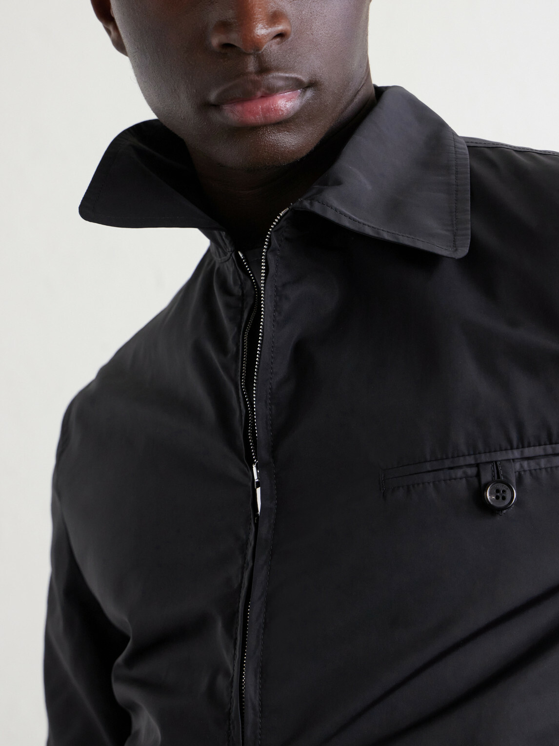 Slowear - Woven Bomber Jacket - Blue