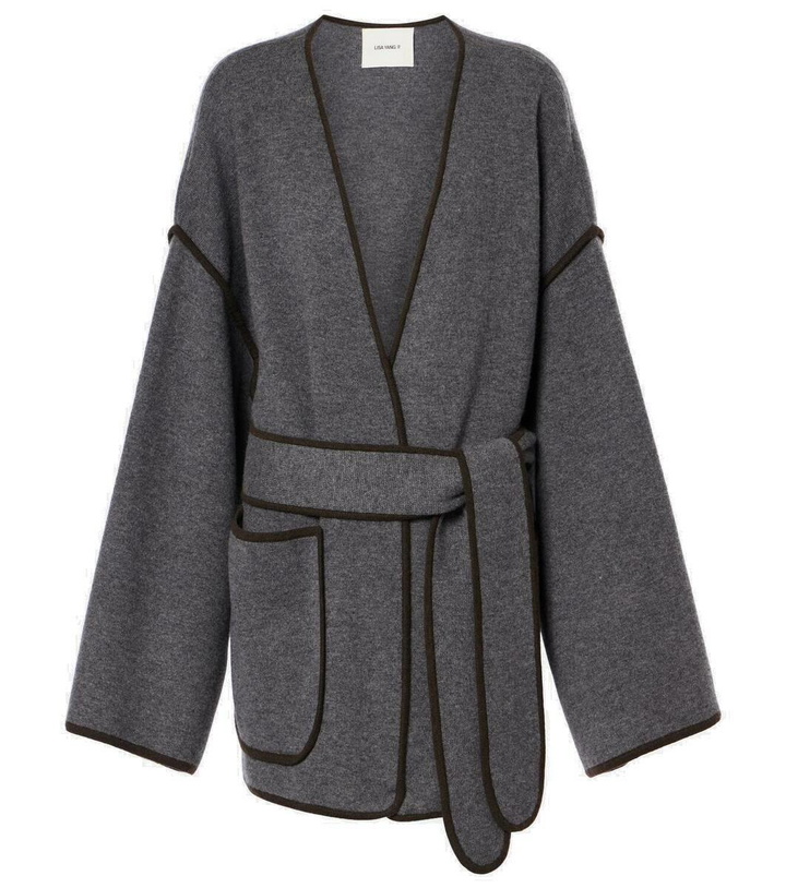 Photo: Lisa Yang Fiora belted cashmere cardigan