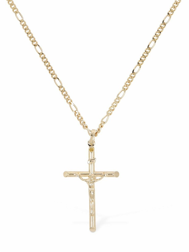 Photo: DOLCE & GABBANA Crucifix Charm Long Necklace