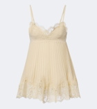 Zimmermann Lace-trimmed chiffon camisole