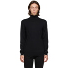 Hugo Black Wool San Thomas Turtleneck